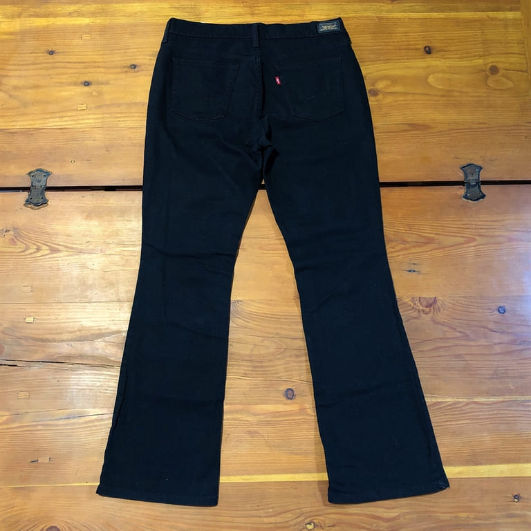 JEANS DONNA LEVIS 515 BOOT CUT ELASTIC NERO 10M